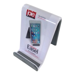 Joie Easel Stand, White with Gray Kitchen Phone/Tablet/Cookbook Holder