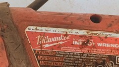 Milwaukee 9075-20 Red/Blk 3/4″ Impact Wrench Corded Socket Retention Tested READ