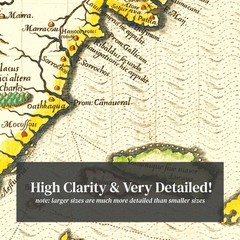 Old Map of Florida 1591 – Vintage Florida Art