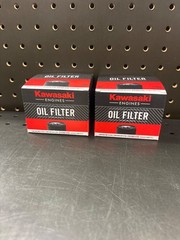 (2) OIL FILTERS, OEM KAWASAKI 49065-0736 (49065-0721, 49065-7007), AM119567
