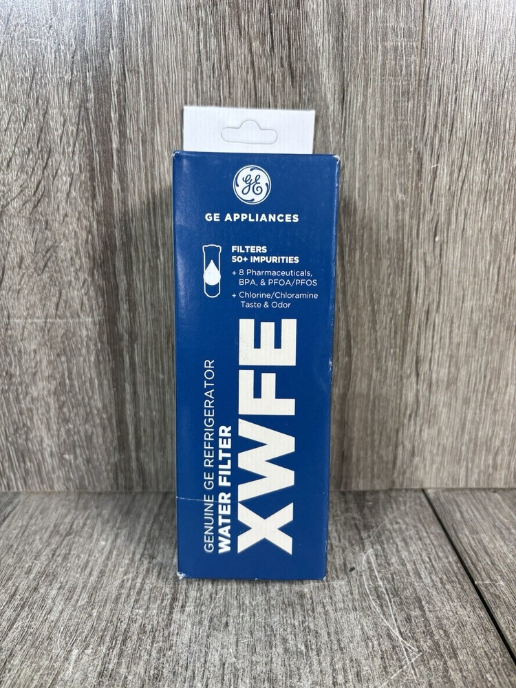 GE XWFE Refrigerator Water Filter Genuine Replacement, New Sealed No Chip