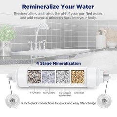 1-50 Pack PH+ Alkaline 6 Stage Reverse Osmosis Drinking Water Filter Replacement