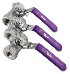 BVV 316SS FNPT Full Bore Ball Valve -40F to 450F