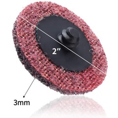 46PCS 2″ Roll Lock Sanding Discs Die Grinder Quick Change Disc Set W/ 1/4 Holder