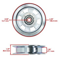 Deck Idler Pulley for Bad Boy ZT Avenger 2020-2024/ ZT Avenger 54″ 60″ 2022-2024