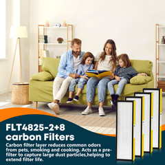 20 Packs FLT4825 HEPA Filter B Replacement Compatible with Guardian AC4825