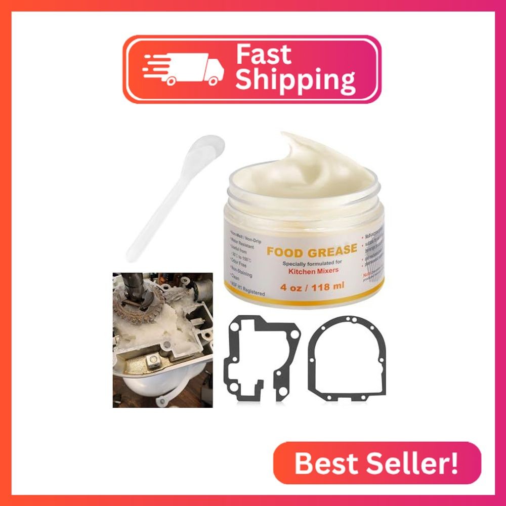 4 Oz Food Grade Grease for Kitchen Aid Stand Mixer – by Huthbrother, Universally