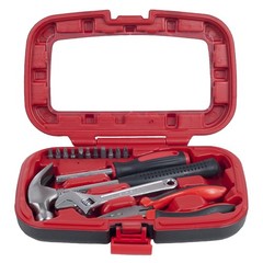 Best 15-Piece Tool Set – Household Kit with Hammer Multi-Bit Screwdriver Set