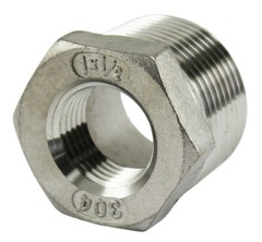Bushing, Stainless Steel Pipe Fittings NPT SCH 40 SS SUS304