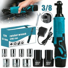Cordless electric ratchet wrench set, brushless electric ratchet wrench, 12V