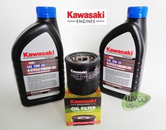 OEM KAWASAKI ENGINE OIL CHANGE KIT, REPLACEMENT FOR CUB CADET 490-201-0001