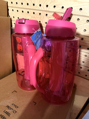 SUN & SKY FREEZER BOTTLES TWO 63 FL OZ /1.86 L EACH , BPA FREE NEW DRINK SPOUT