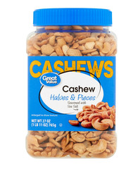 Great Value Cashew Halves & Pieces, 27 oz (PACK OF 2) Free Shipping