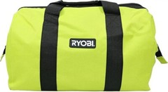 RYOBI Contractor Canvas Tool Bag Large Green Black Soft Side 903209044 NEW