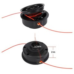 3Pack 000998265 Trimmer Head For Homelite Ryobi MTD McCulloch Craftsman Toro