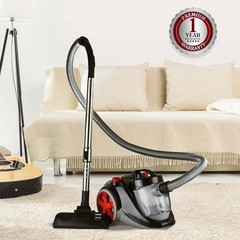 Ovente Electric Canister Vacuum Cleaner 1.5L, Lightweight, Portable, Corded