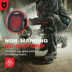 Heavy-Duty Construction Knee Pads with Ankle Support