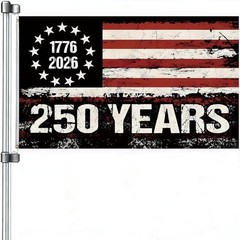250 Years America Flag, 3X5 Ft, USA 250Th Anniversary Patriotic Design,1776-2026