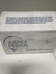 Justice Design Porcelina Ardent 1-LT Sconce R, WV/CH – PNA-8471-55-WAVE-CROM