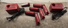Milwauke 6539-1 Cordless Screwdriver Lot of 3 w/ 1 Charger Working Read Descript