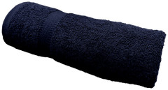 2 Piece Bath Towel Set | 100% Cotton | 27 x 54 | Solid Navy Blue