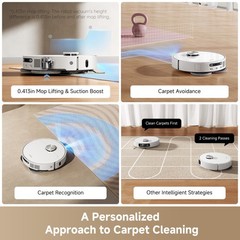 DREAME L40s Ultra AE White Robot Vacuum 19kPa Suction｜Certified Refurbished