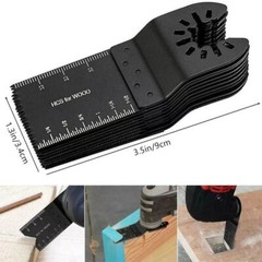 50pc Oscillating Saw Blades Multi Tool Wood Metal Cut Cutter Carbon Steel Blade