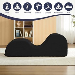 Zafly Yoga Chaise Lounge Indoor, Yoga Chaise, Ergonomic Reading Chair for Adults