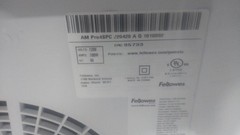 Fellowes 9573301 120VAC 440 CFM 1100 Sq Ft Max Coverage Portable Air Cleaner