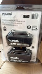 Genuine Makita BL1860B-2 18V 6.0Ah Lithium Battery 2-Pack – NEW – Ships from USA