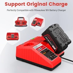 2PACK 8.0AH Battery For Milwaukee for M18 Lithium 18V Li-Ion Extended 48-11-1860