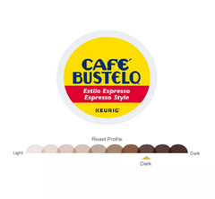 Cafe Bustelo Espresso Style, Dark Roast Coffee, Keurig K Cup Pods 96CT