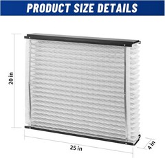 1-4 Pack 213 Replacement Filter MERV 13 20x25x4 for Whole House Air Purifier
