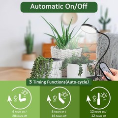 30W/60W Full Spectrum Clip Plant Grow Lamp LED Grow Light for Indoor Plant