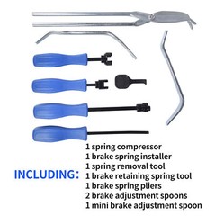 Aain MKT030 8pc Professional Brake Tool Set, Compressor Installer Removal Tools