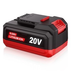 20V 6Ah Lithium-Ion Replacement Battery Pack for Bauer 20V Cordless Power Tools
