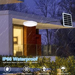 Solar Panel Powered Light Pendant Ceiling Lamp Indoor Outdoor Garden Shed Barn