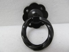 Twisted Gate Ring Latch Decorative Vintage Style Opens from Both Sides