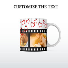 Personalized mug with text photo name logo personalized gift funny coffee mug 09