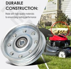 B527 PULLEY IDLER, OD-3.25″, ID-3/8″ For Sw-isher Lawn Mower