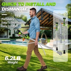 Cordless Stick Water Transfer Pump Silent Brushless w/2 Battery 720GPH 33FT head
