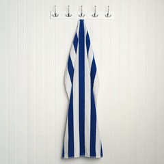 Cabana Stripe Beach Towels, 4 Pack, 58 in x 28 in, Blue