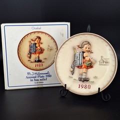 Lot of 3 Years 1979/80/81 Goebel MC Hummel West Germany Annual Plates Vintage