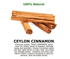 100% Organic Ceylon Cinnamon Sticks Imported From Sri Lanka ( 4 oz )