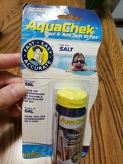 Lot Of 2 AquaChek 561141A Salt Test Strips Spa & Swimming Pool EXP. 3/2024 New