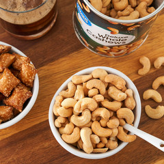 ( 2 PACK ) Great Value Deluxe Whole Cashews, Salted, 16 oz NEW