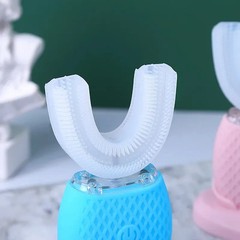 360° Sonic Electric U-Type Toothbrush | Automatic Waterproof Silicon Oral Care