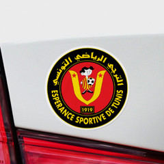 (4 Pack) Esperance Sportive Tunis Tunisia Vinyl Sticker Decal Soccer Taraji EST