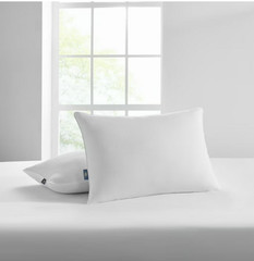 Sertapedic No-Go-Flat Bed Pillow, Standard/Queen, 2 Pack