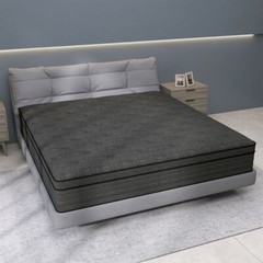12″14″ Mattress in A Box Hybrid InnerSpring Twin Full Queen King Size Cool Black